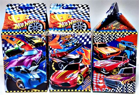 Kit Lembrancinha Hot Wheels Festa F Cil Papelaria Cx Elo