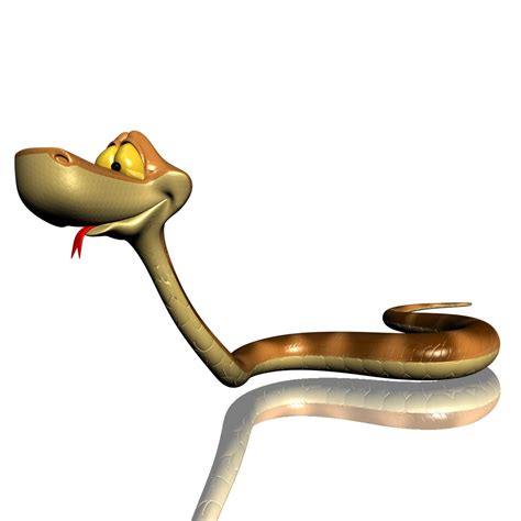 3d Model Cartoon Snake Rigged Vr Ar Low Poly Rigged Max Obj 3ds Fbx