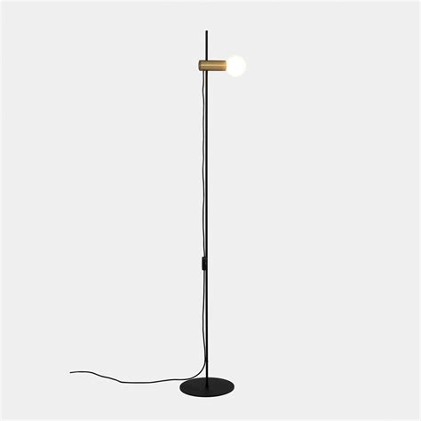 LEDS C Nude Single Floor Lamp E Gold Black Lights Co Uk