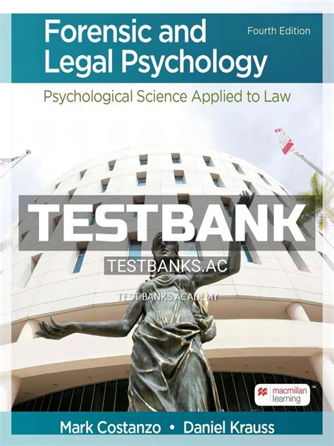 Forensic And Legal Psychology 4th Edition