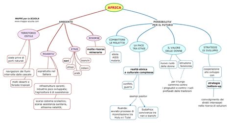 Mappa concettuale AFRICA mappa concettuale per geografia scuola media