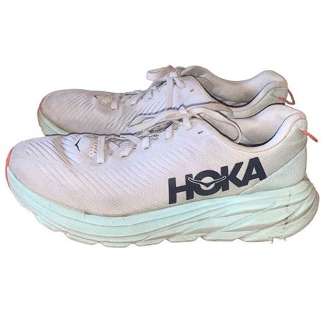 Hoka One One Shoes Hoka One One Womens Whiteblue Glass Rincon