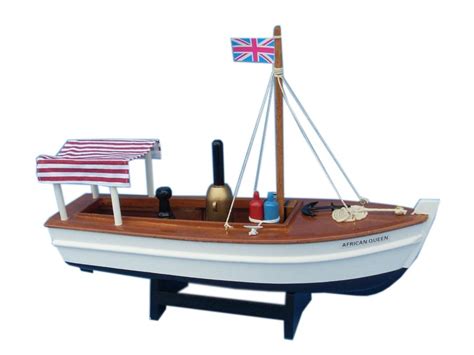 Buy Wooden African Queen Model Boat 14 Inch Boats Model