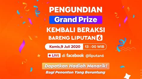 Saksikan Live Pengundian Pemenang Beraksi Liputan Berhadiah Redmi