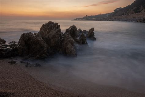 Sunset In Cala Roca Grossa Sunset In San Pol De Mar Flickr