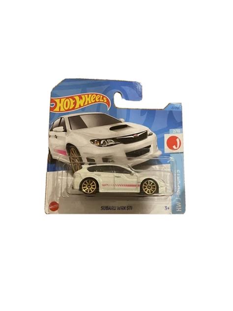 Hot Wheels Subaru Wrx Sti White Hw J Imports Short Card Eur Picclick Fr