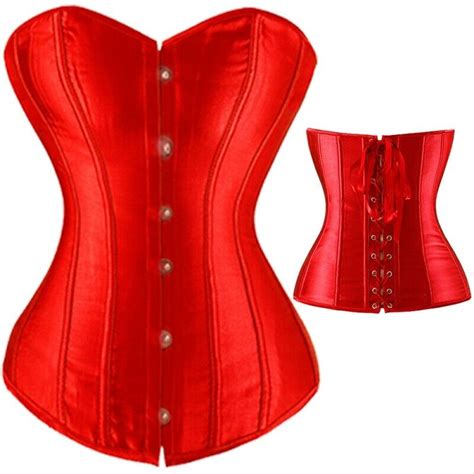 Women Lace Up Corset Bustier Shaper Waist Cincher Top Plus Size Lingerie S Xl Ebay