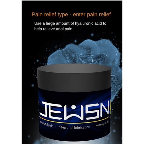 Jeusn Anal Sex Cream Silicon Based Lubricant Lubricating Cream Male Gay Anal Relaxation Open
