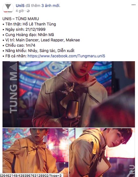 Hot boy Tùng Maru trở thành thành viên mới của nhóm nhạc Uni