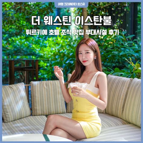 더 웨스틴 이스탄불 튀르키예 호텔 조식 맛집 부대시설 후기 네이버 블로그