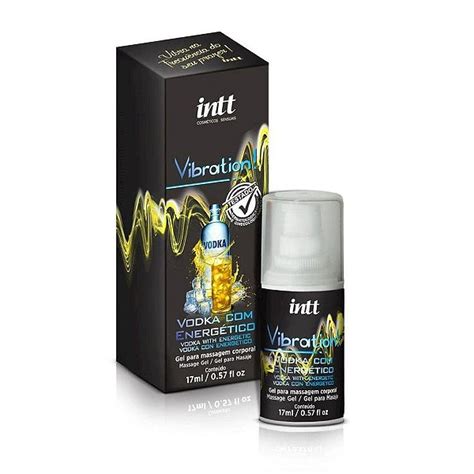 Gel Excitante Vibration Sabor Vodka Pot Ncia Extra Forte Amor De Luxo O Seu Sex Shop Online