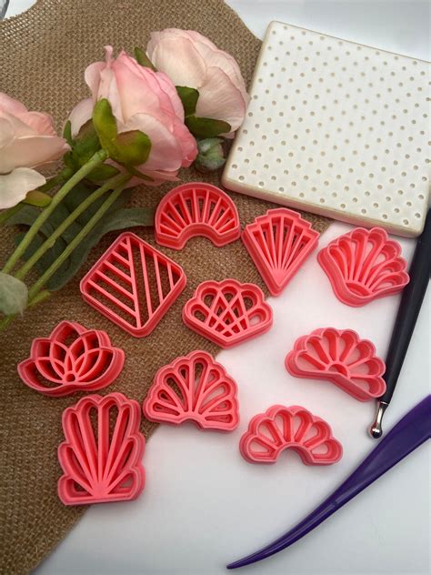 Embossing Polymer Clay Cutter Large Set Polymer Clay Cutter Etsy