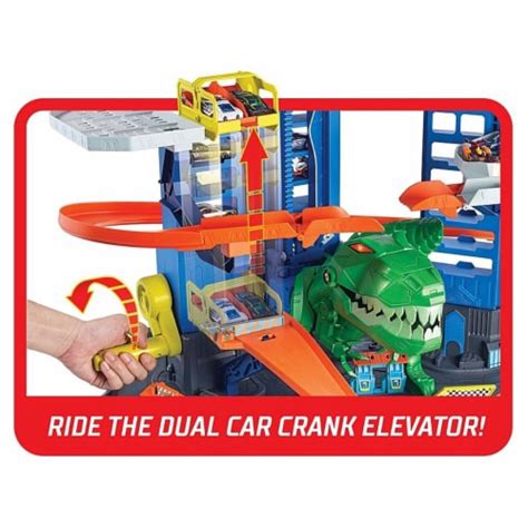 Hot Wheels Ultimate Garage Robo T Rex Multi Level Tower With Elevator Ct Fred Meyer