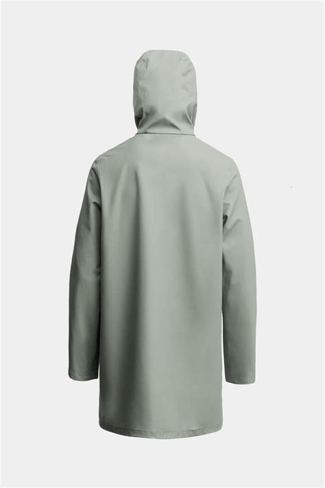 Stockholm Lightweight Raincoat Khaki Green Stutterheim Gb