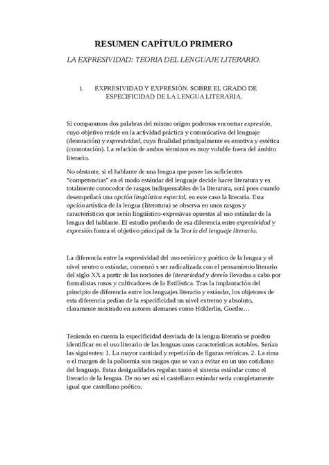 Cómo Escribir Un Resumen De Un Capítulo | En Pocas Palabras