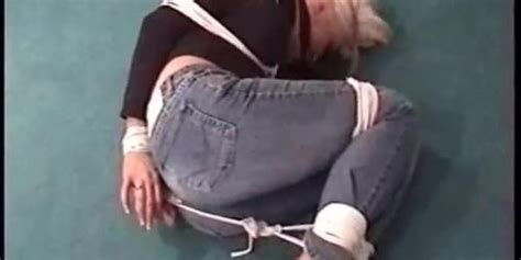 Blonde British Girl Hogtied Tnaflix