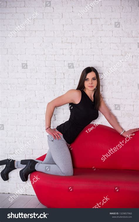 Sexy Mature Fit Athletic Woman Demonstrates Stock Photo 1329857960 Shutterstock