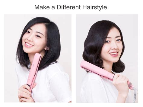 Xiaomi Yueli Hot Steam Hair Straightener Pink