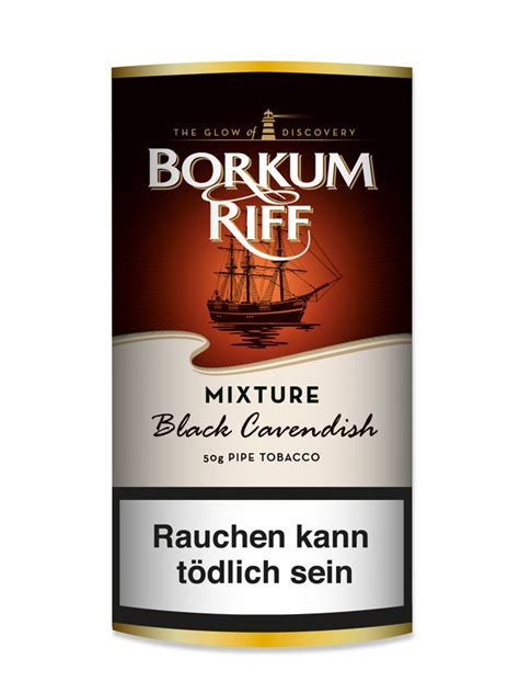 Cigarrenversand24 Borkum Riff Black Cavendish 50g 50 G 1 Beutel Zigarren Kaufen Günstiger