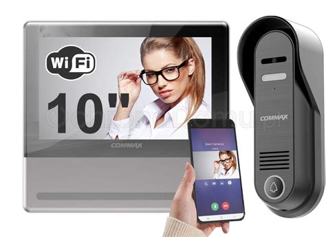 Wideodomofon CDV-1004QT NEO SILVER + DRC-4CPN3 COMMAX - OchronaDomu