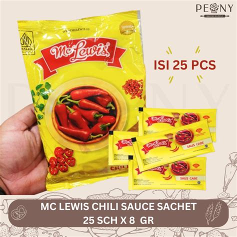 Jual Mc Lewis Chili Extra Hot Sachet Isi Sch X Gr Shopee Indonesia
