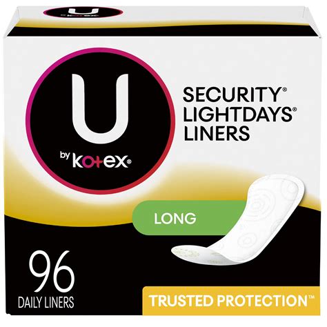 Kotex Panty Liners Long at Debra Cunningham blog
