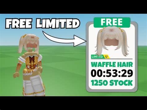 HURRY How To Get My Free UGC Blonde Waffle Hair YouTube