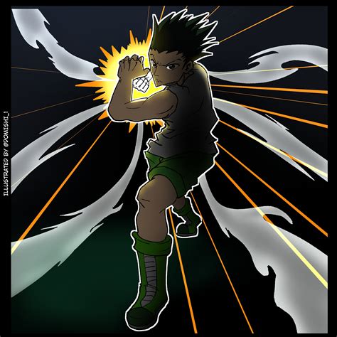 Gon Fanart By Me Domishi1 Rhunterxhunter