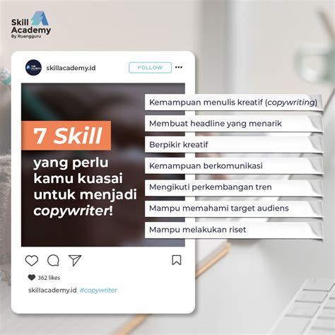 Mengenal Copywriter Tugas Gaji Skill Yang Harus Dimiliki