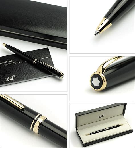 Ballpoint Pen Parker Pic: Mont Blanc Ball Point Pen Generation Gold