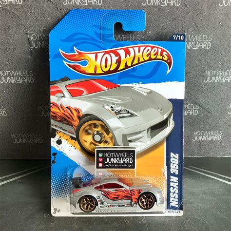 Jual Hot Wheels Nissan 350Z Heat Fleet 2012 Silver JDM Z Shopee Indonesia
