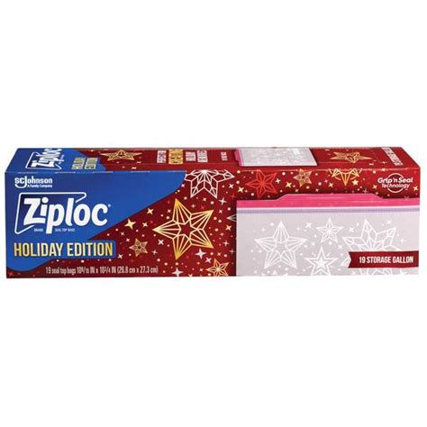 UPC 025700715245 Ziploc Brand Holiday Slider Storage Gallon Bags 19