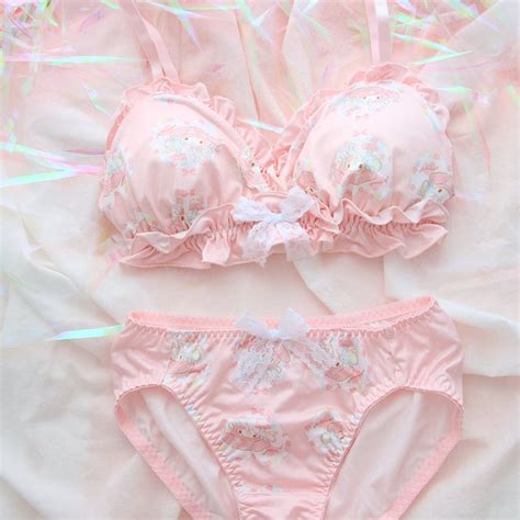 My Melody Bra And Panty Set Lingerie Set Kawaii Lingerie Etsy Uk