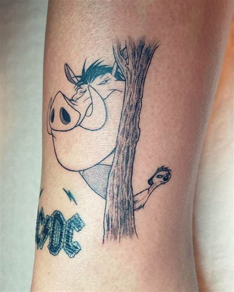 24 Timon And Pumbaa Tattoo NatashiaJohnnie