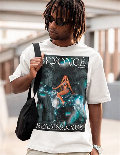 Camiseta Oversized Estonada Beyonc Renaissance Sensorial Camisetas