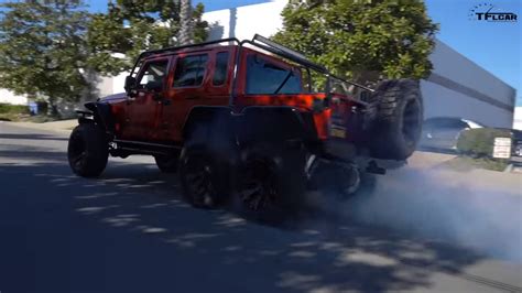 Jeep Wrangler 6x6 Met Hellcat Motor Topgear Nederland