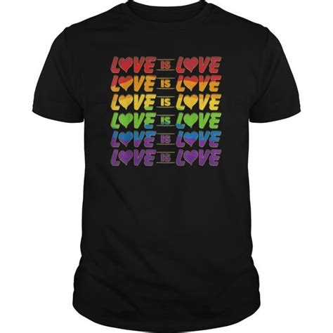 Lgbt Pride Love Is Love Shirt Gay Pride Awareness Men Women T Shirt