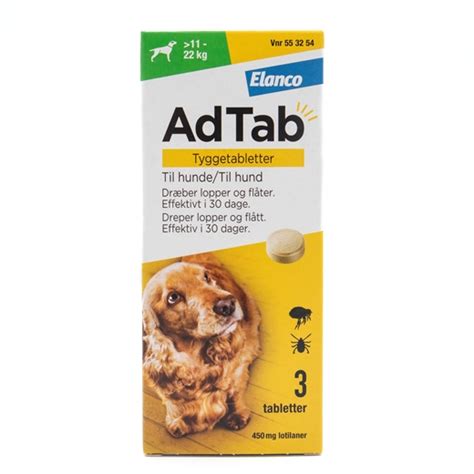 AdTab til hunde >11-22 kg 450 – Ugleapotek
