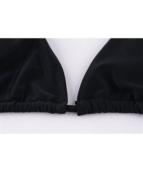 Womens Sexy Bandage Backless Bikini Swimsuit Halter High Waisted