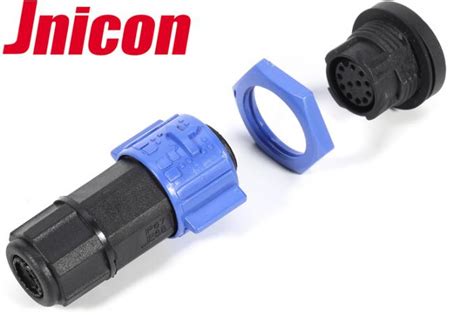 12 Pin Waterproof Data Connector IP67 IP68 M19 Screw Locking Connecting