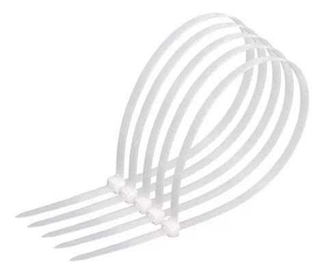 30 Amarra Plastica 3 6mmx 40mm Brida Abrazadera Nylon Blanca Cuotas