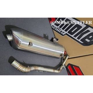 Jual Knalpot STD Racing Smoke Muffler Yamaha Nmax New 155 Bkn Tzm