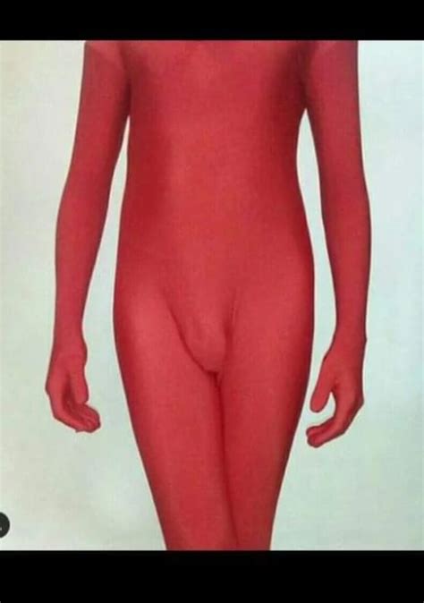 Having Fun At Home Wearing A Red Zentai Suit I Love It Gay Amateur
