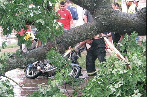 Violento temporal causó destrozos en Las Termas Frías Capital y Banda