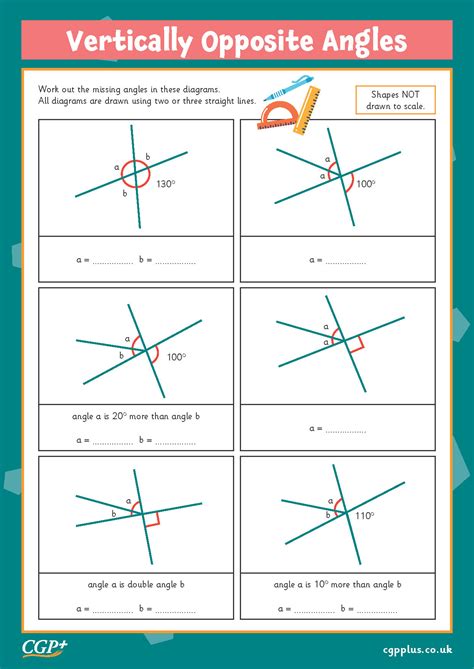 Vertically Opposite Angles Foundation Year 6 Cgp Plus