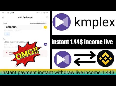 Kmplex Wallet Offer Instant Payment Instant Withdraw Live