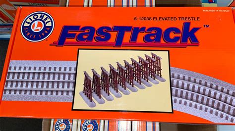 Lionel 6 12038 O Gauge FasTrack Elevated Trestle Set For Sale Online EBay