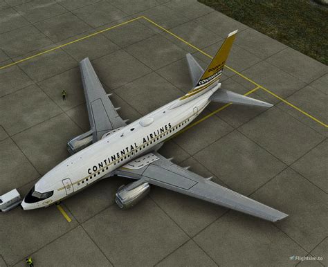 Pmdg 737 600 Continental Golden Jet Livery N19634 для Microsoft