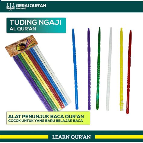 Tuding BIASA Kalam Penunjuk Ngaji Baca Al Quran Kualitas Biasa Shopee