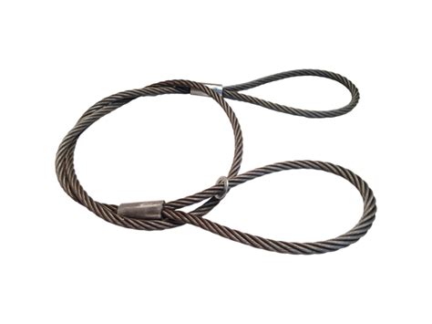 Трос буксировочный стальной 5,0 т х 6,0 м, 2 петли, опрессовка, Magnus ...